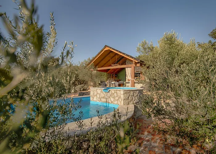 House With Pool, 50 Meters From Sea, Privacy - By Traveler Tourist Agency Krk - Id 2137 Villa