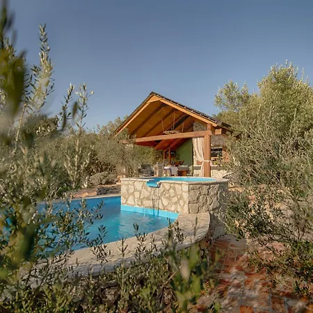 House With Pool, 50 Meters From Sea, Privacy - By Traveler Tourist Agency Krk - Id 2137 Villa
